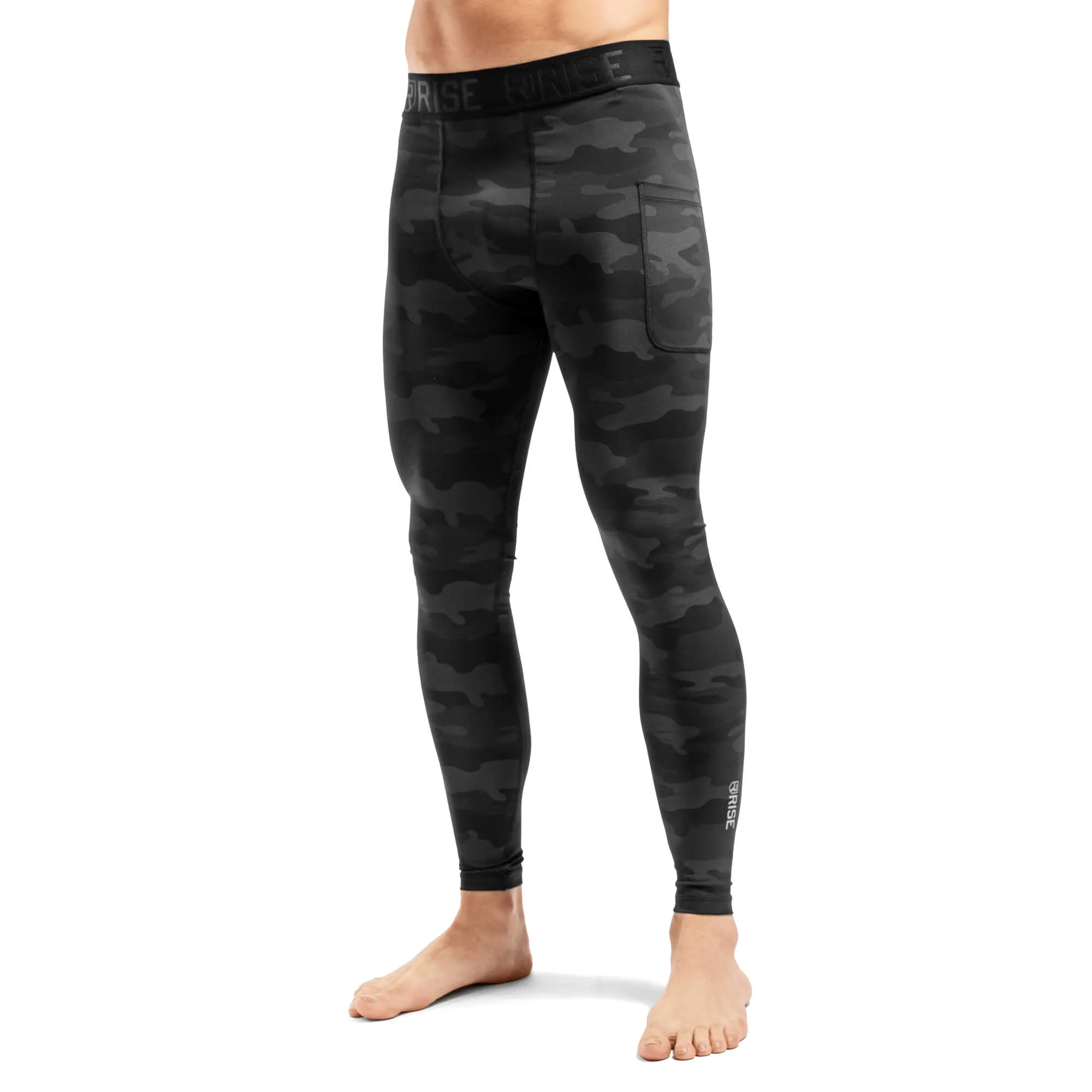 Absolute Compression Pants - Black Camo