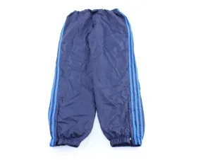 Adidas Embroidered Logo Navy Blue & Blue Striped Pants