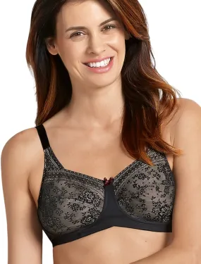 Anita Fleur Wire Free Mastectomy Bra, Black | Black Bilateral Mastectomy Bra