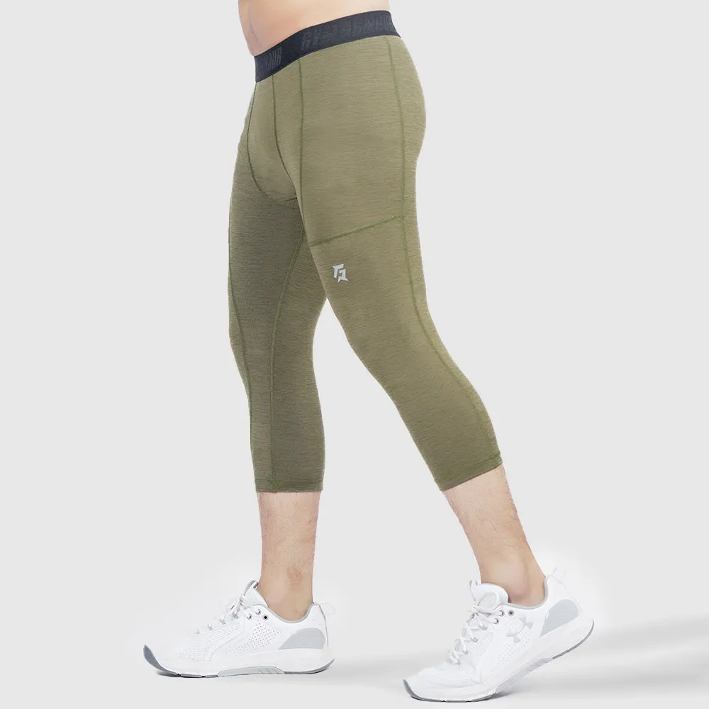 Armour Compression 3/4 Pants (MLNG-Olive)