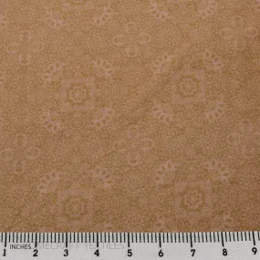 Beige Geometric Cotton Print