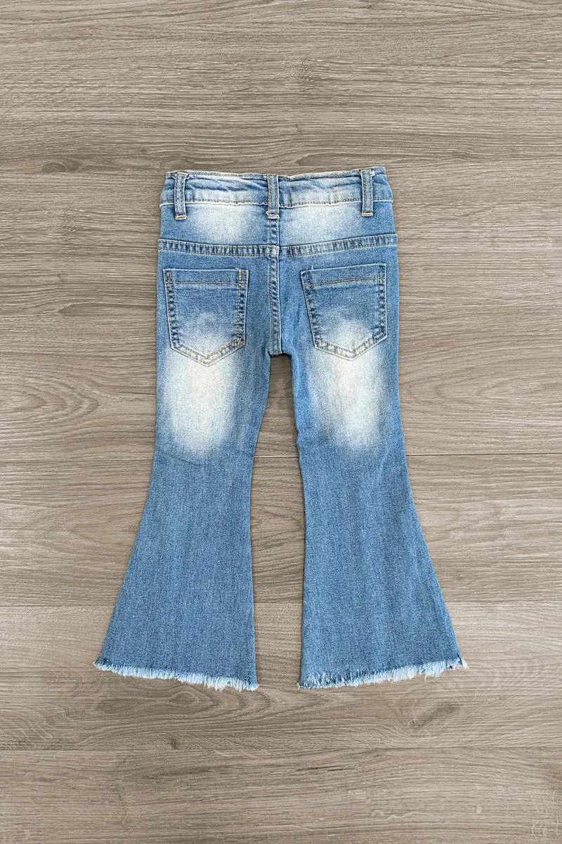 Blue Flare Jeans