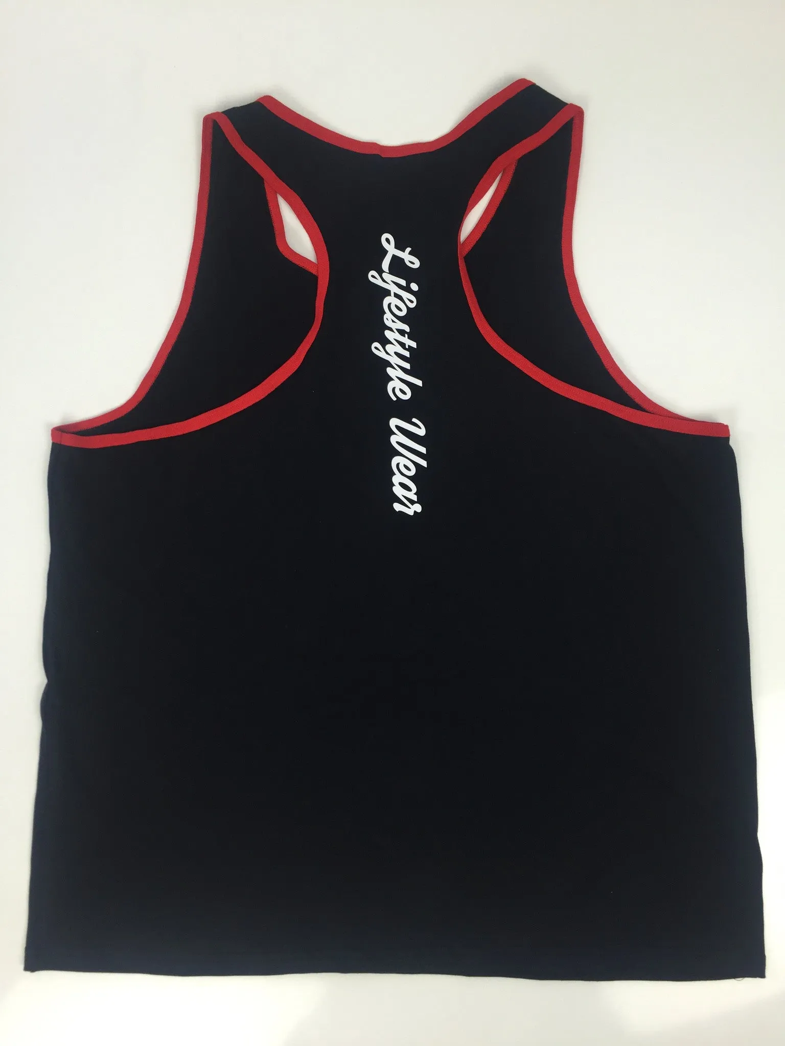 BLW Bamboo Stringer Tank Black/red