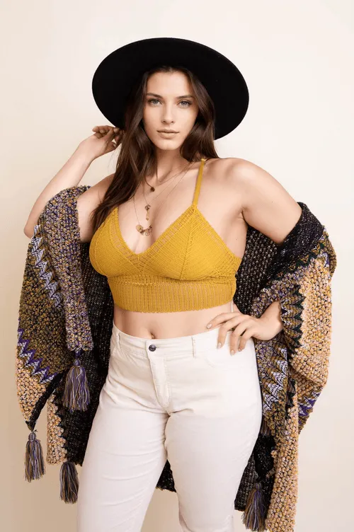 Boho Racerback Bralette Plus