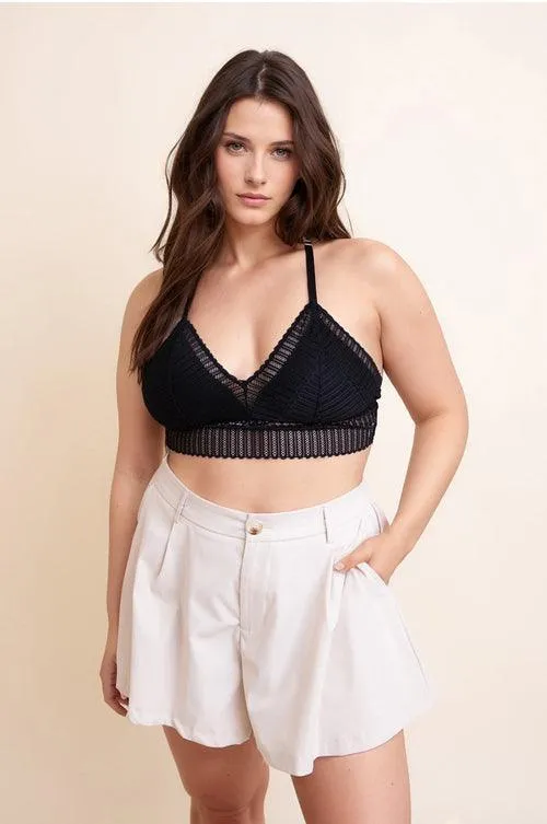 Boho Racerback Bralette Plus