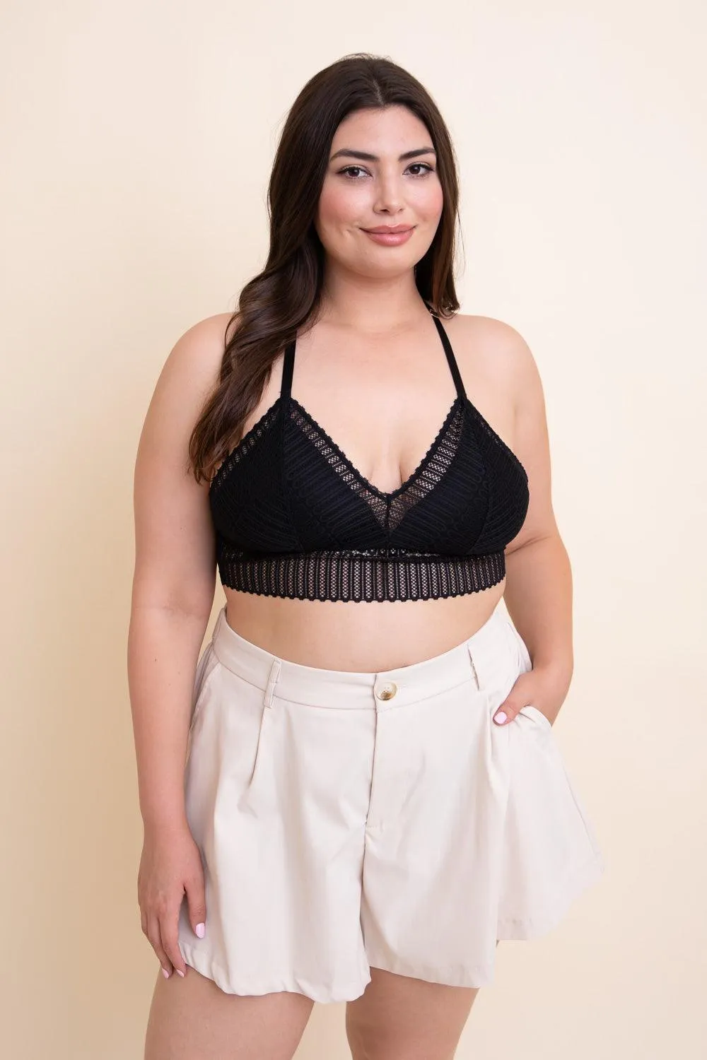 Boho Racerback Bralette Plus