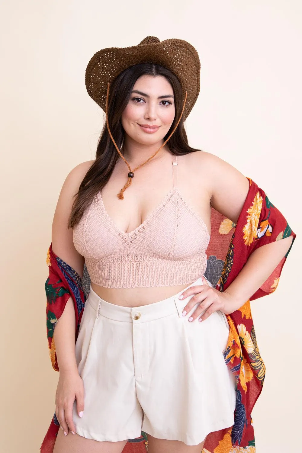 Boho Racerback Bralette Plus