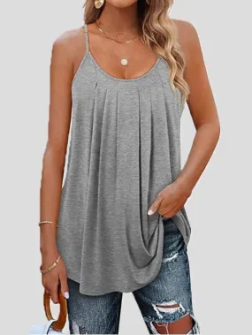 Breathable Pleated Cami