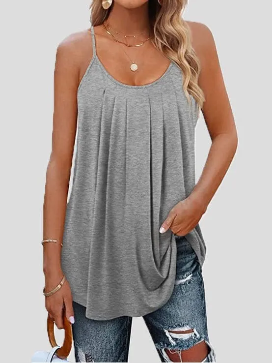 Breathable Pleated Cami