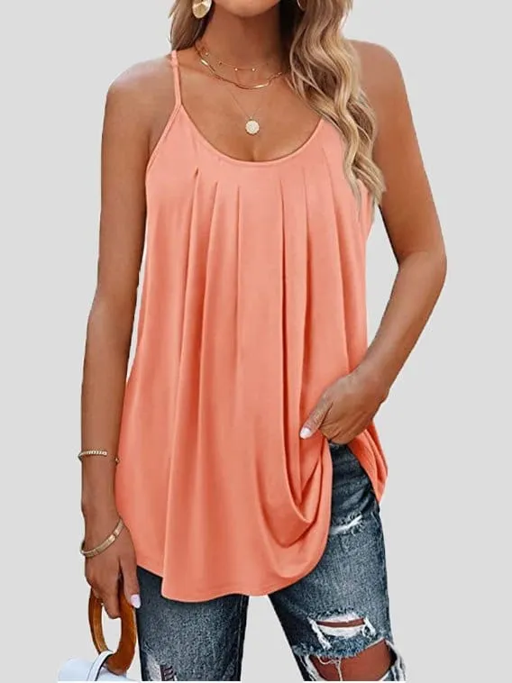 Breathable Pleated Cami