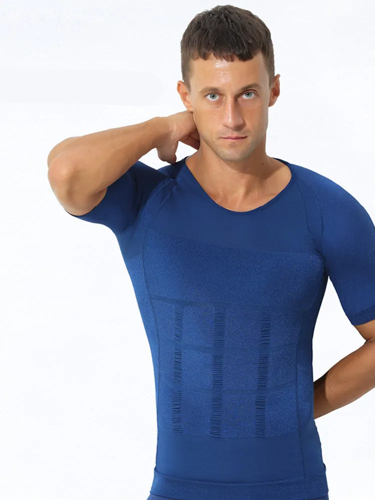 Breathable Shape Fitness Short Sleeve T-shirt for Man