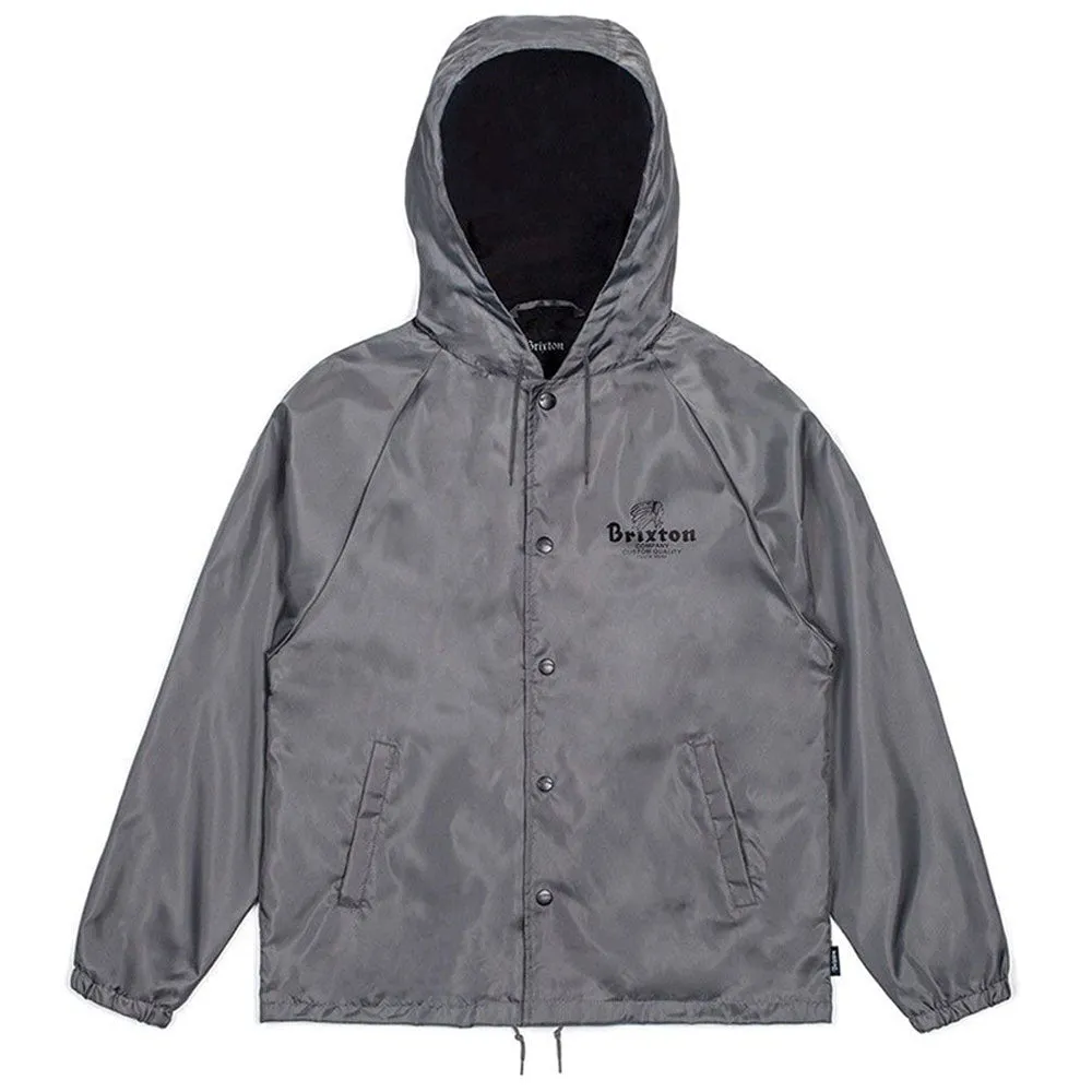 Brixton Tanka Windbreaker Jacket Grey