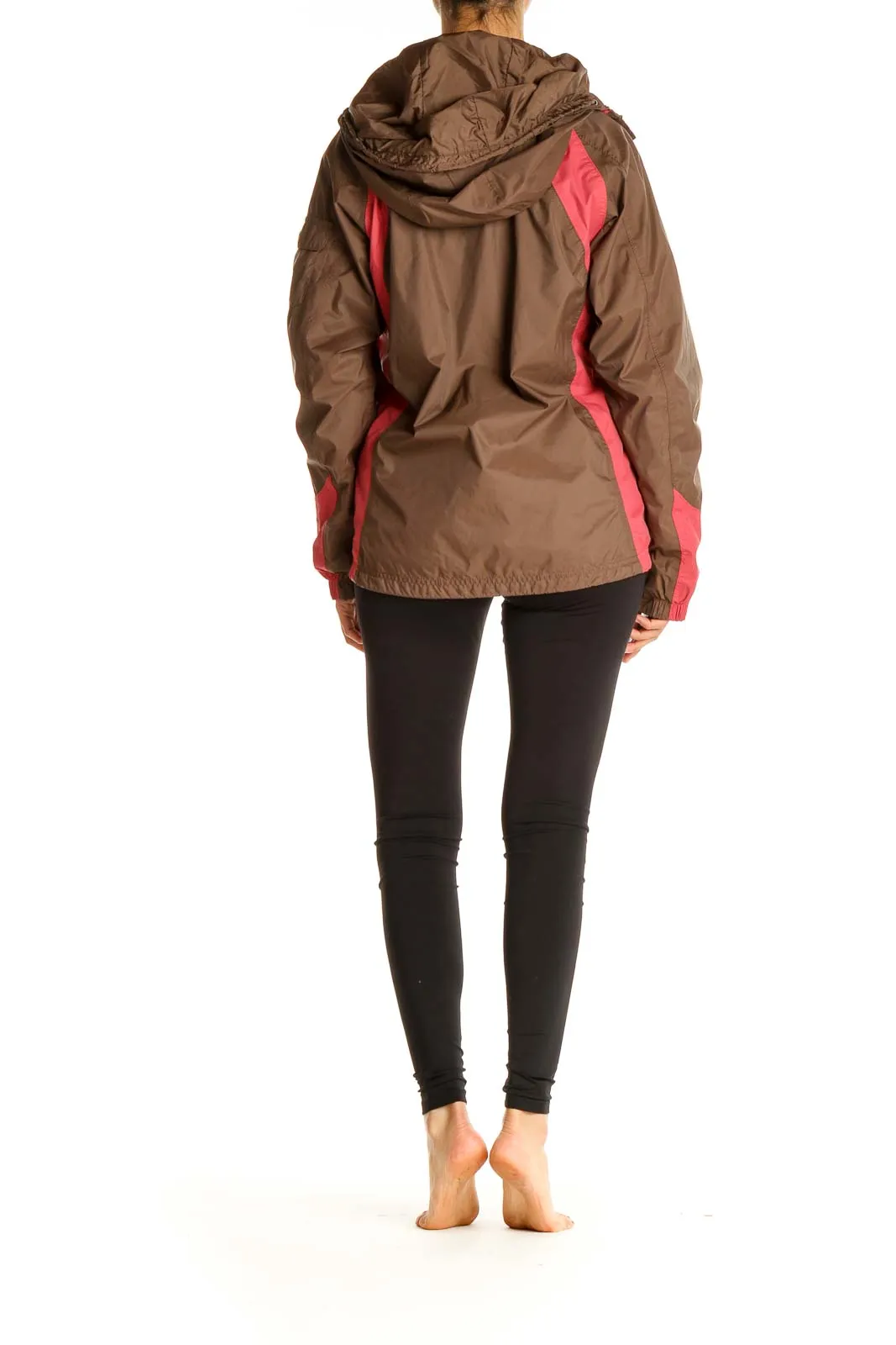 Brown Windbreaker Jacket