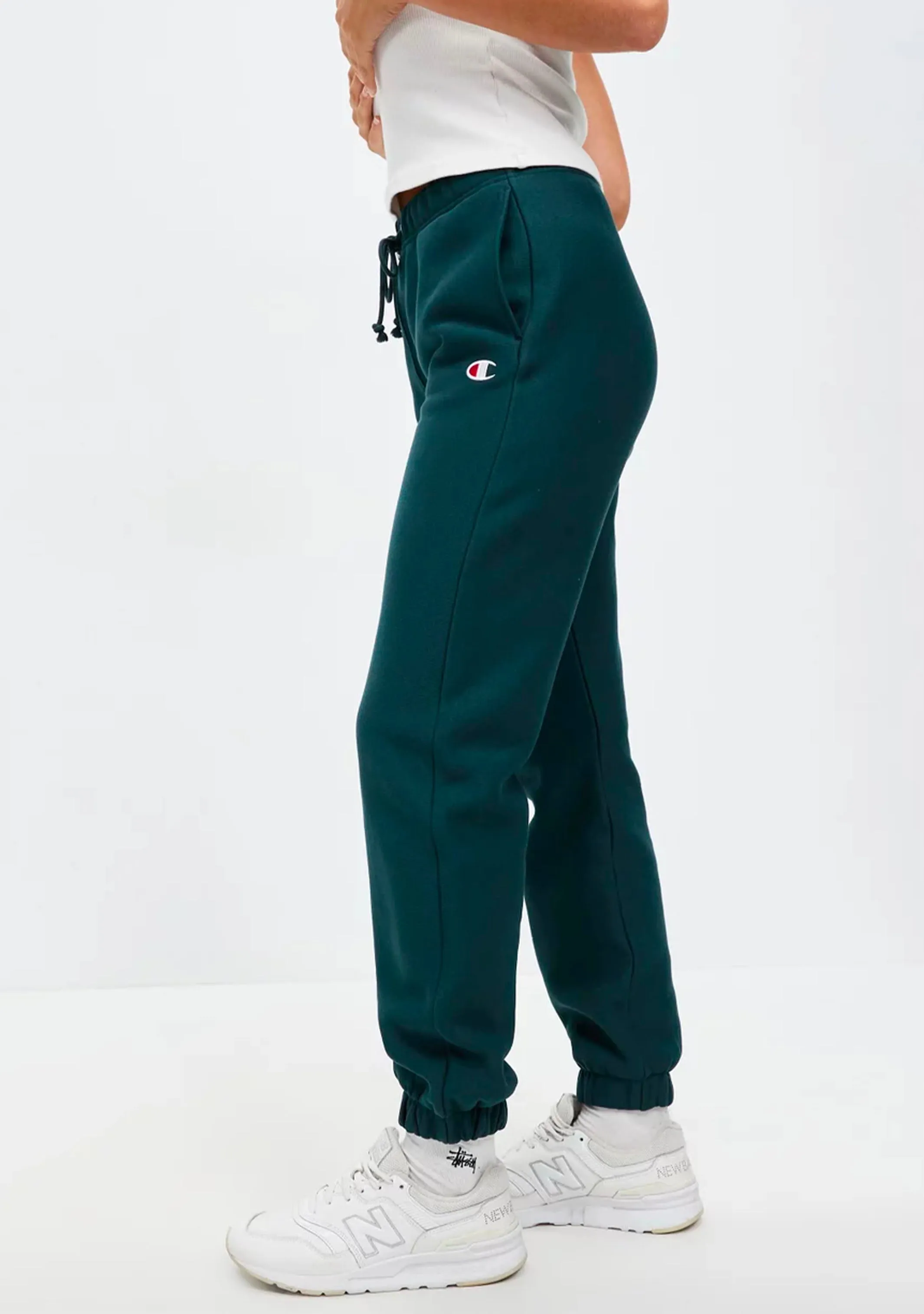 Champion Womens Reverse Weave Joggers Dark Green <br> CRNUN XNS