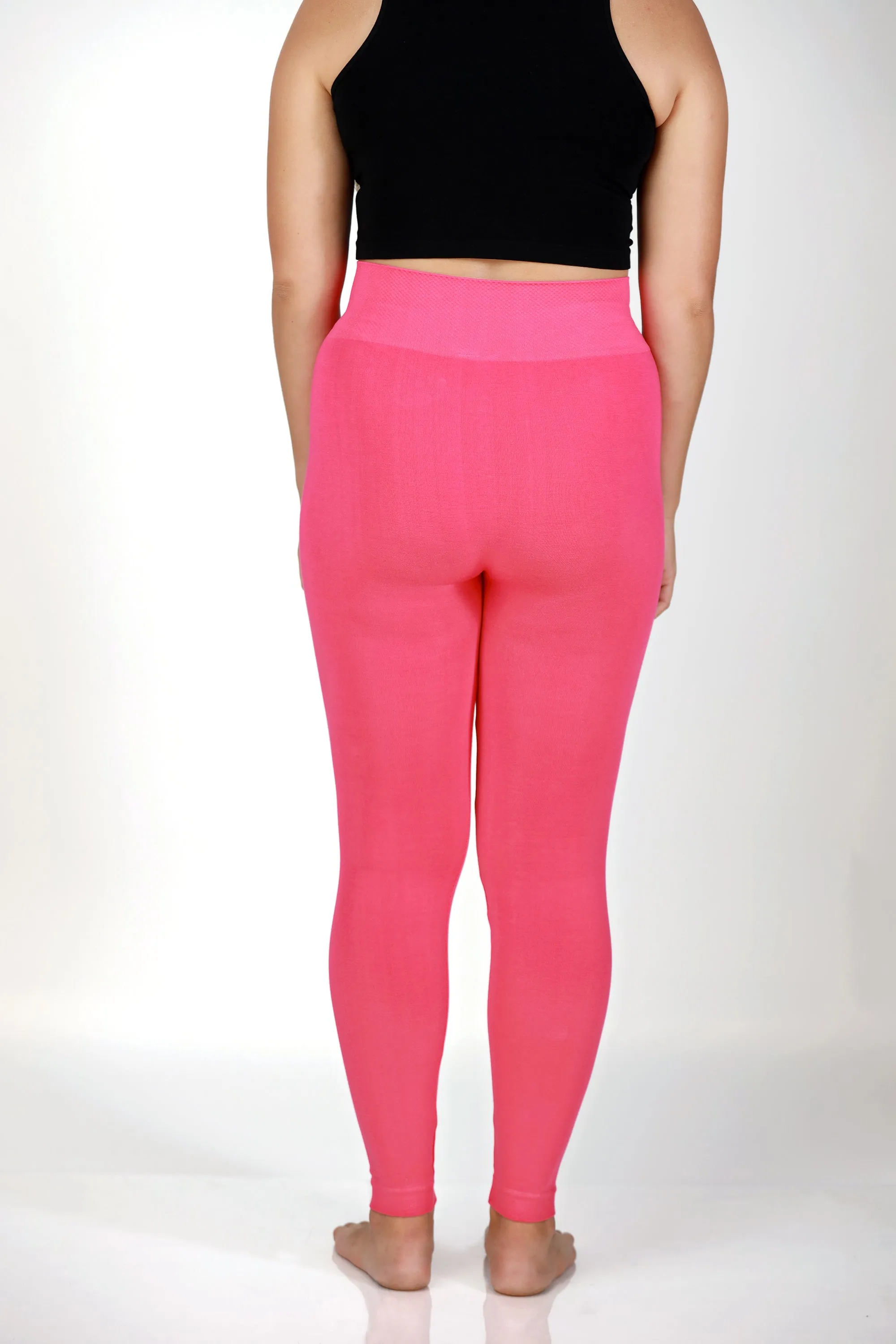 Colorful Bamboo 3” Band High Waisted Leggings