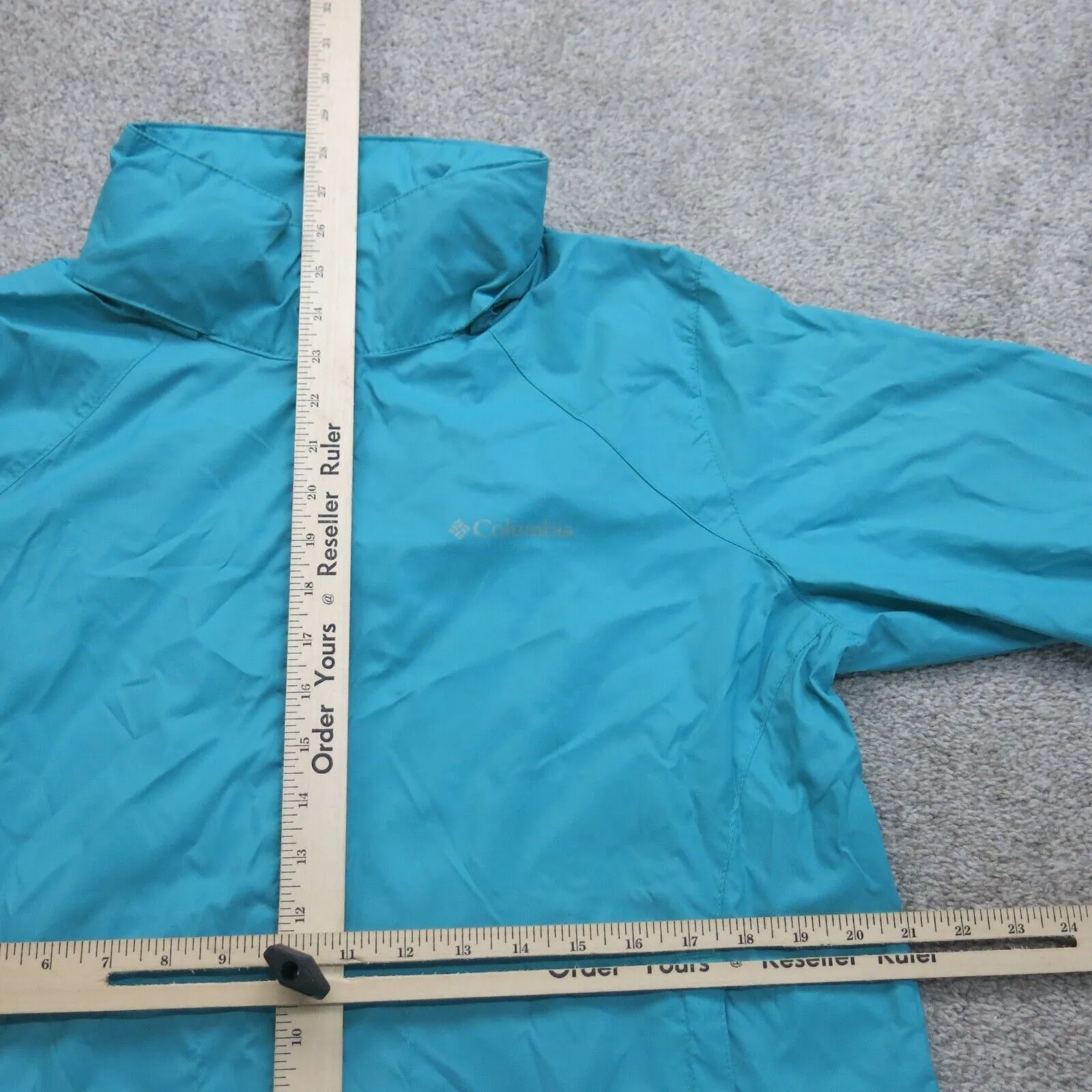 Columbia Sportswear Womens Windbreaker Jackets Full Zip Long Sleeve Blue Size XL