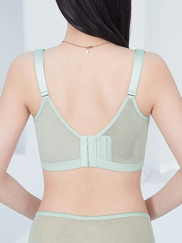 Comfortable Mesh Wirefree Minimizer Bras