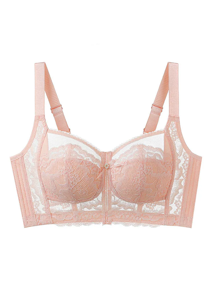 Comfortable Mesh Wirefree Minimizer Bras