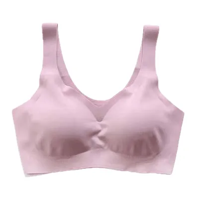 Comfortable Sexy Women's Seamless Push Up Bras Solid Color