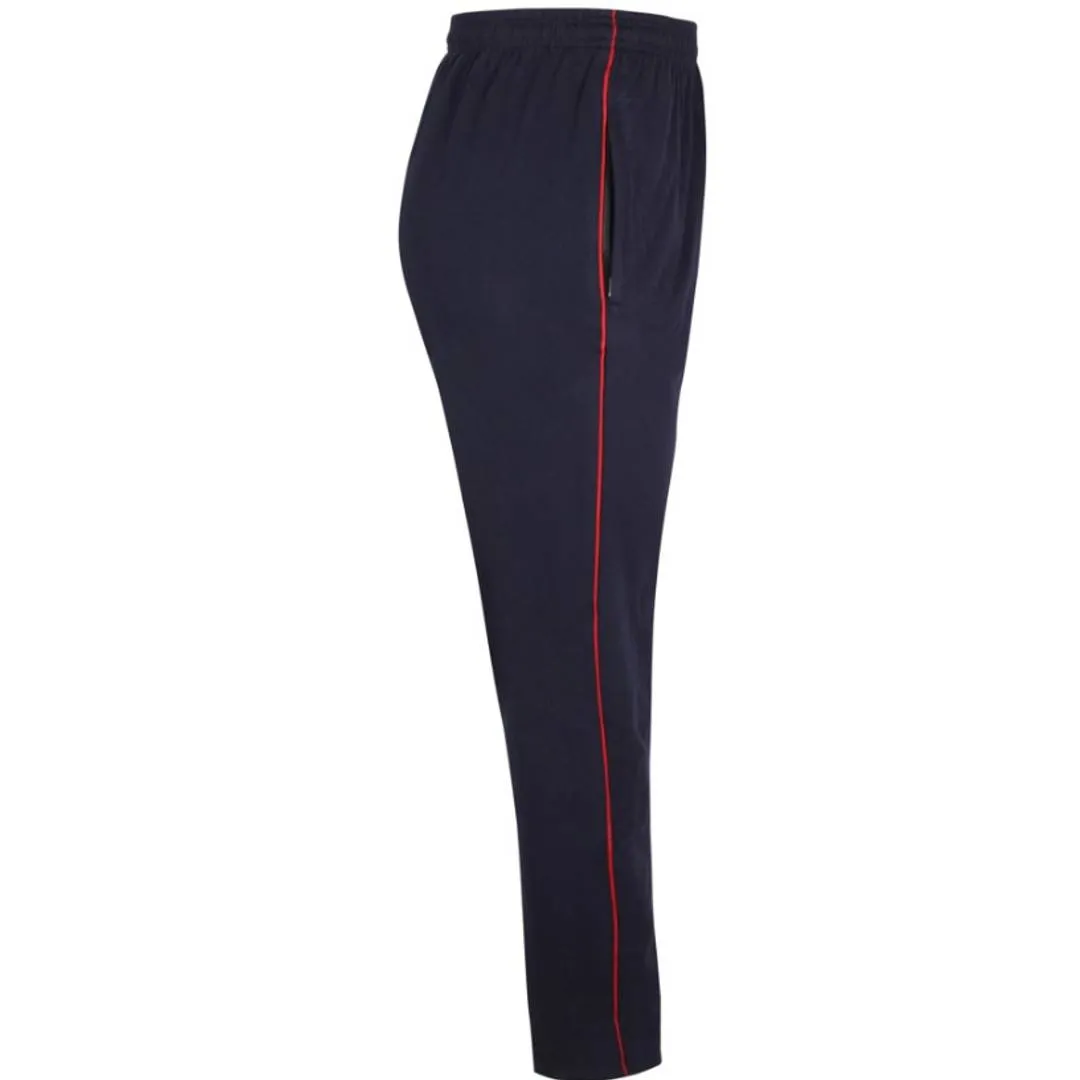 Comfy Navy Blue Cotton Hosiery Regular Fit Solid Casual Trackpant For Men