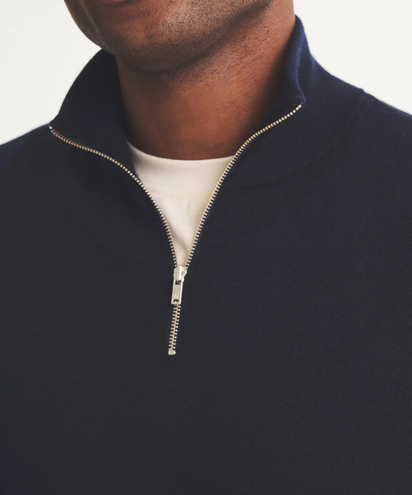 Fancy Cashmere Quarter Zip