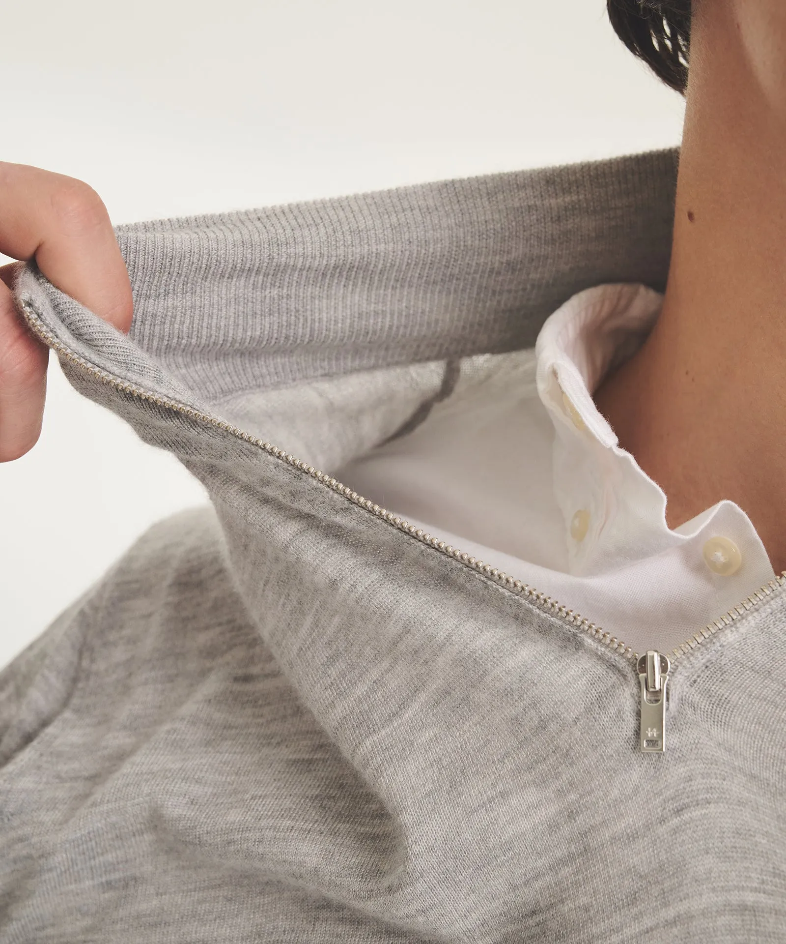 Fancy Cashmere Quarter Zip