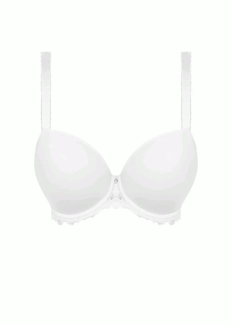 Fantasie Memoir Bras Underwire Molded T-Shirt Bra, White