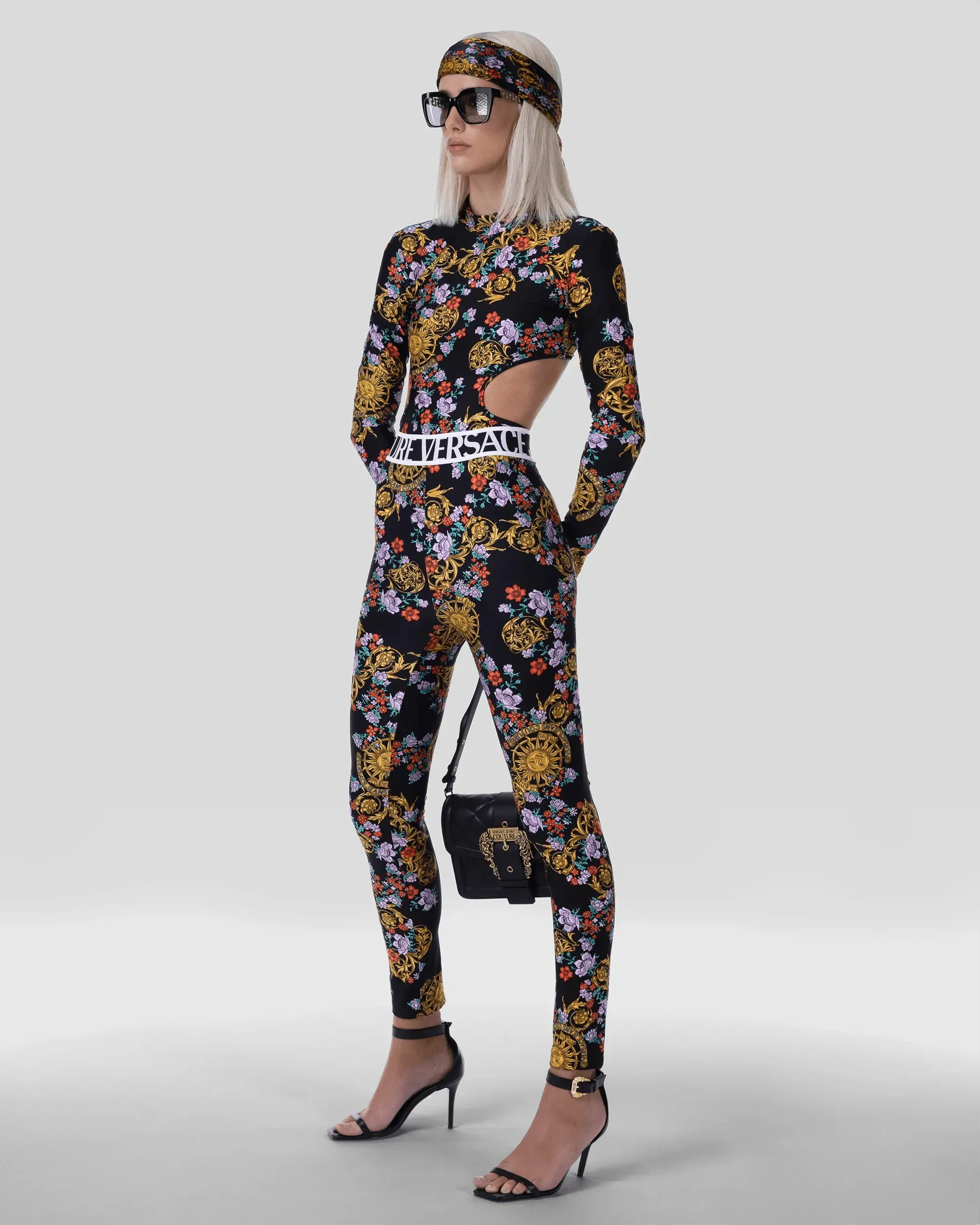 Floral Baroque Printed Leggings