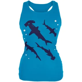 Hammerhead Shark Sharks School Juniors Soft Tank Top