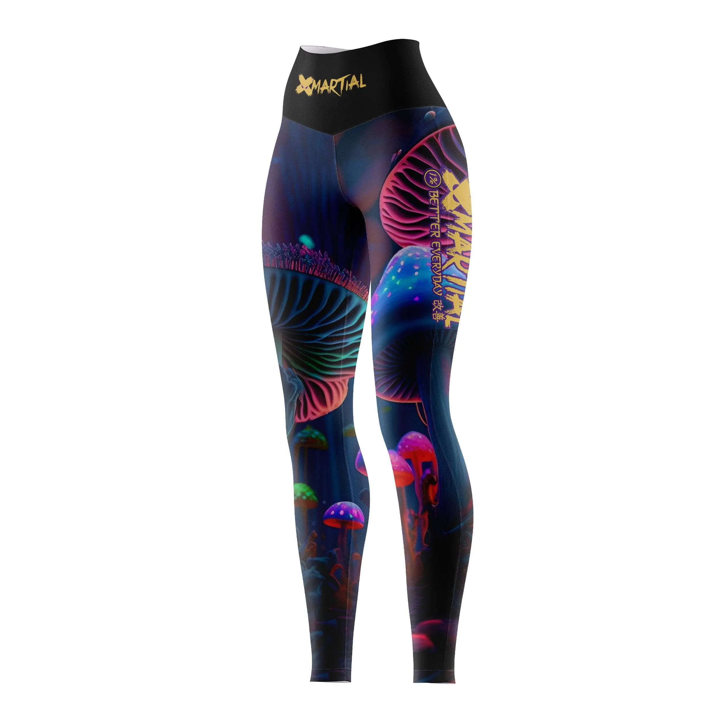 Indigo Mushroom Women’s BJJ Spats