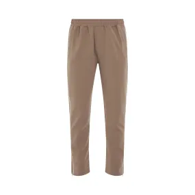 Interlock Split Trackpant in Mushroom/Flat White