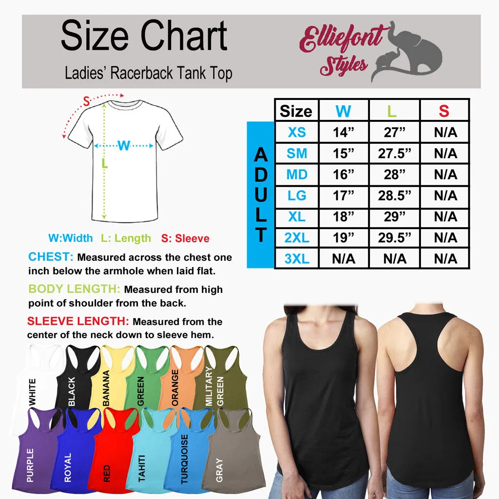 Just A Girl With Goals Funny Workout Tank Top