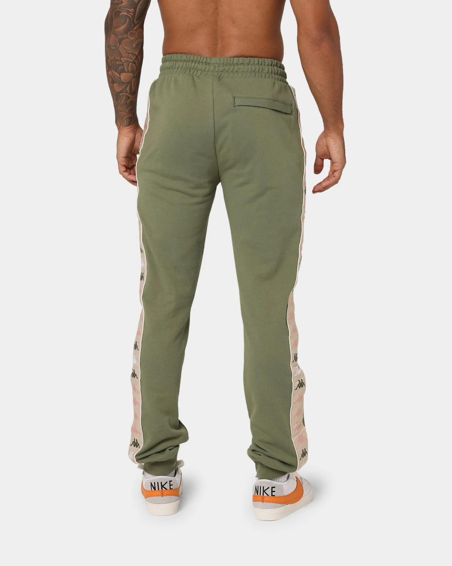 Kappa 222 Banda Alanz 3 Track Pants Green Loden/Beige