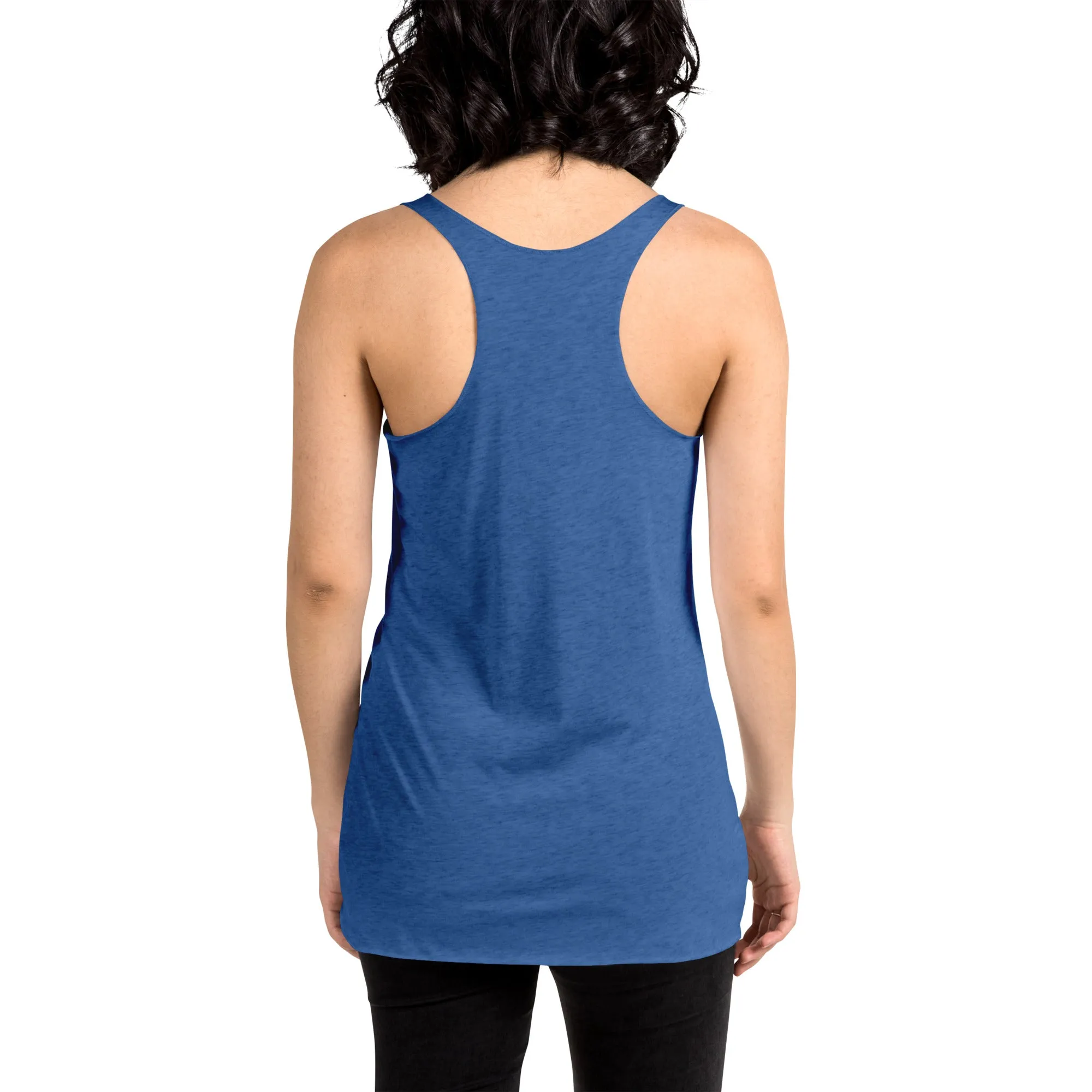 Lion graphic racerback tank tops for women