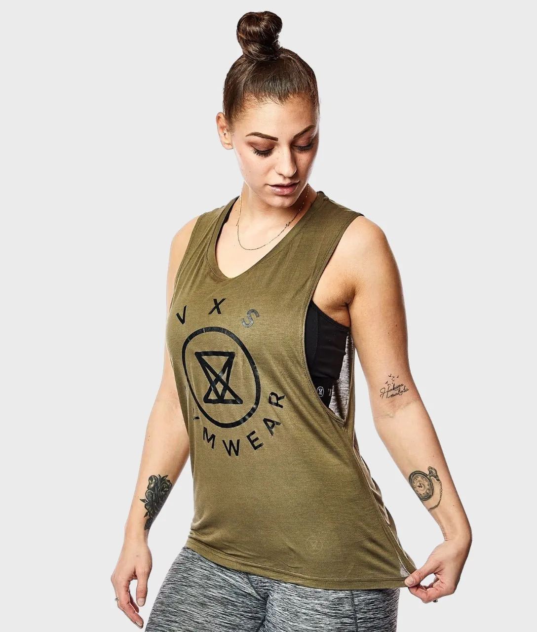 LOGO Sleeveless [Olive]