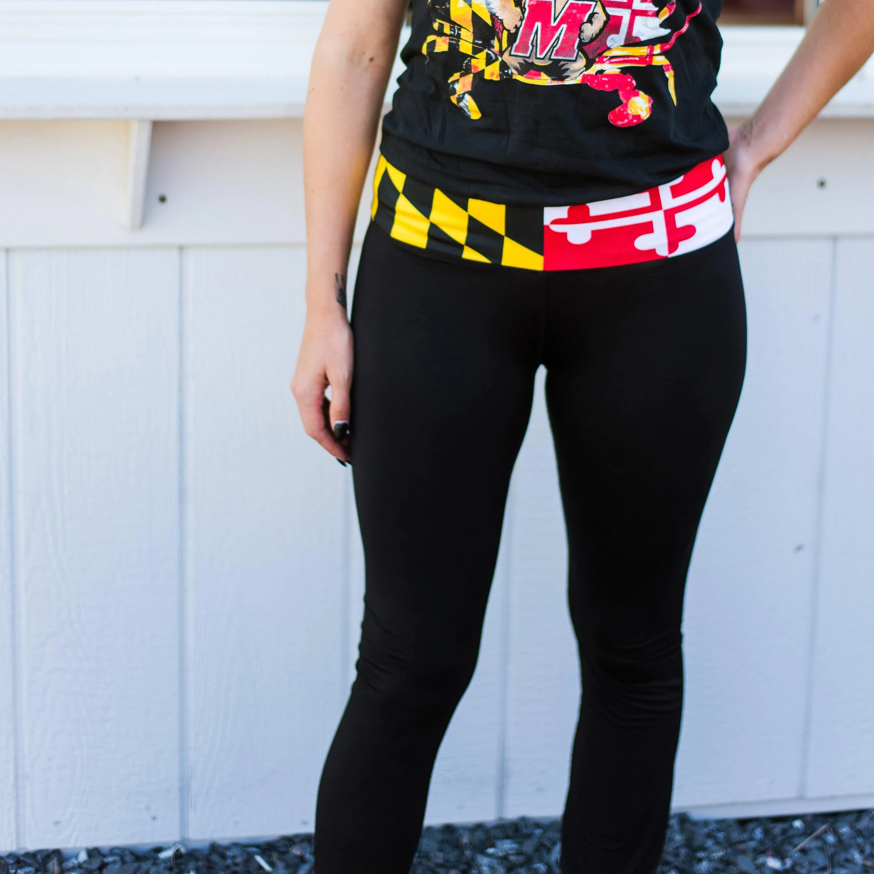 Maryland Flag / Yoga Pants