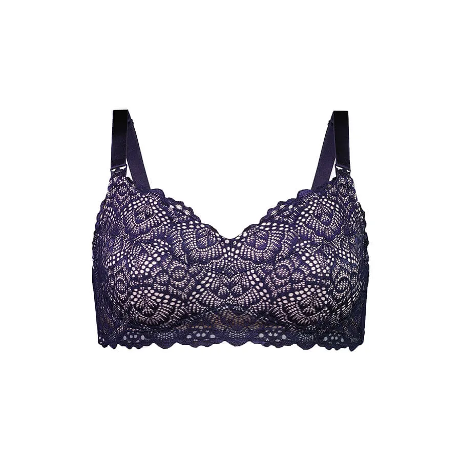 Maternity Bra - Navy Rose