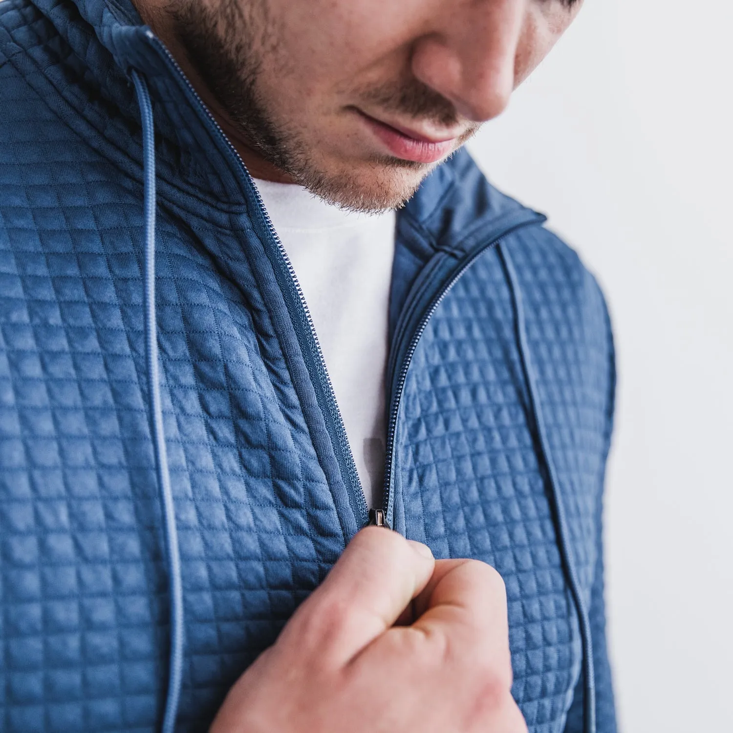 Men's Quilted Zip-Up Jacket