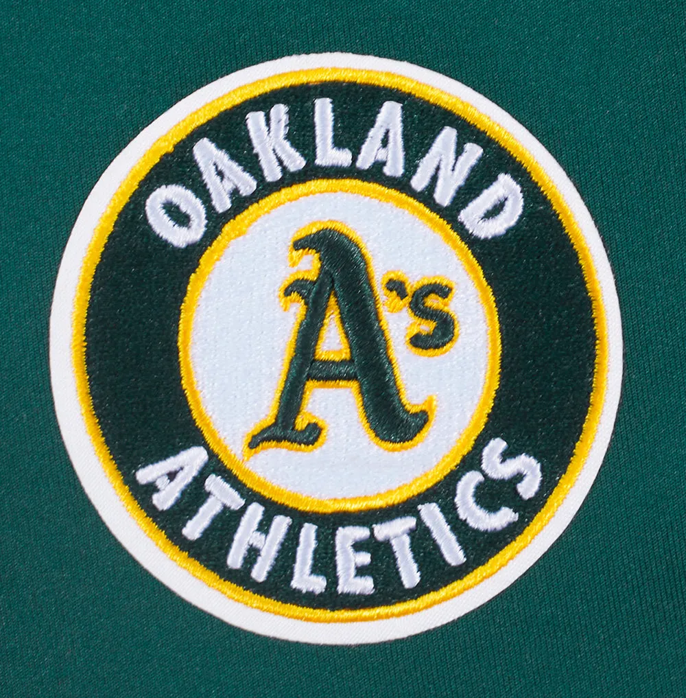 MLB OAKLAND ATHLETICS CLASSIC MEN'S DK TRACK PANT (FOREST GREEN)