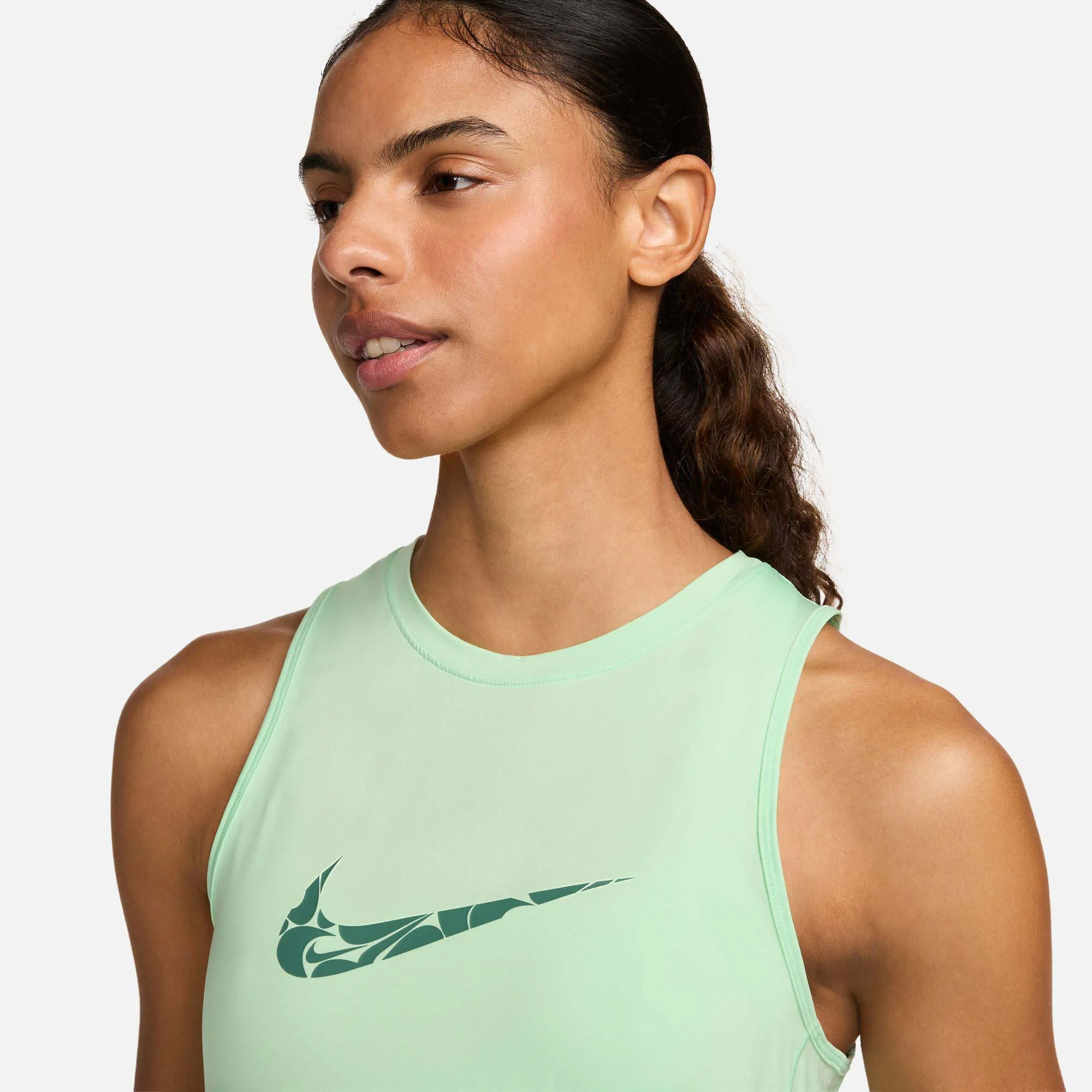 Nike | Women's One Graphic Running Tank Top - Vapor Green/Bicoastal