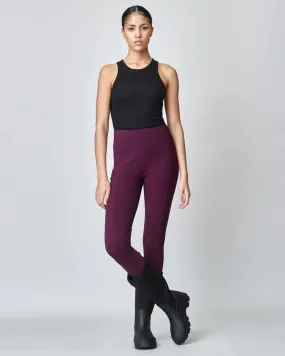 Сompression Pull-On Riding Breeches Burgundy