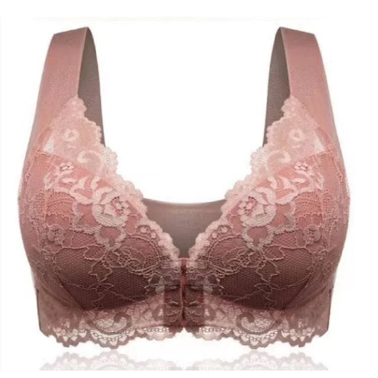 Plus Size Push Up Bras Breathable Women's Lace