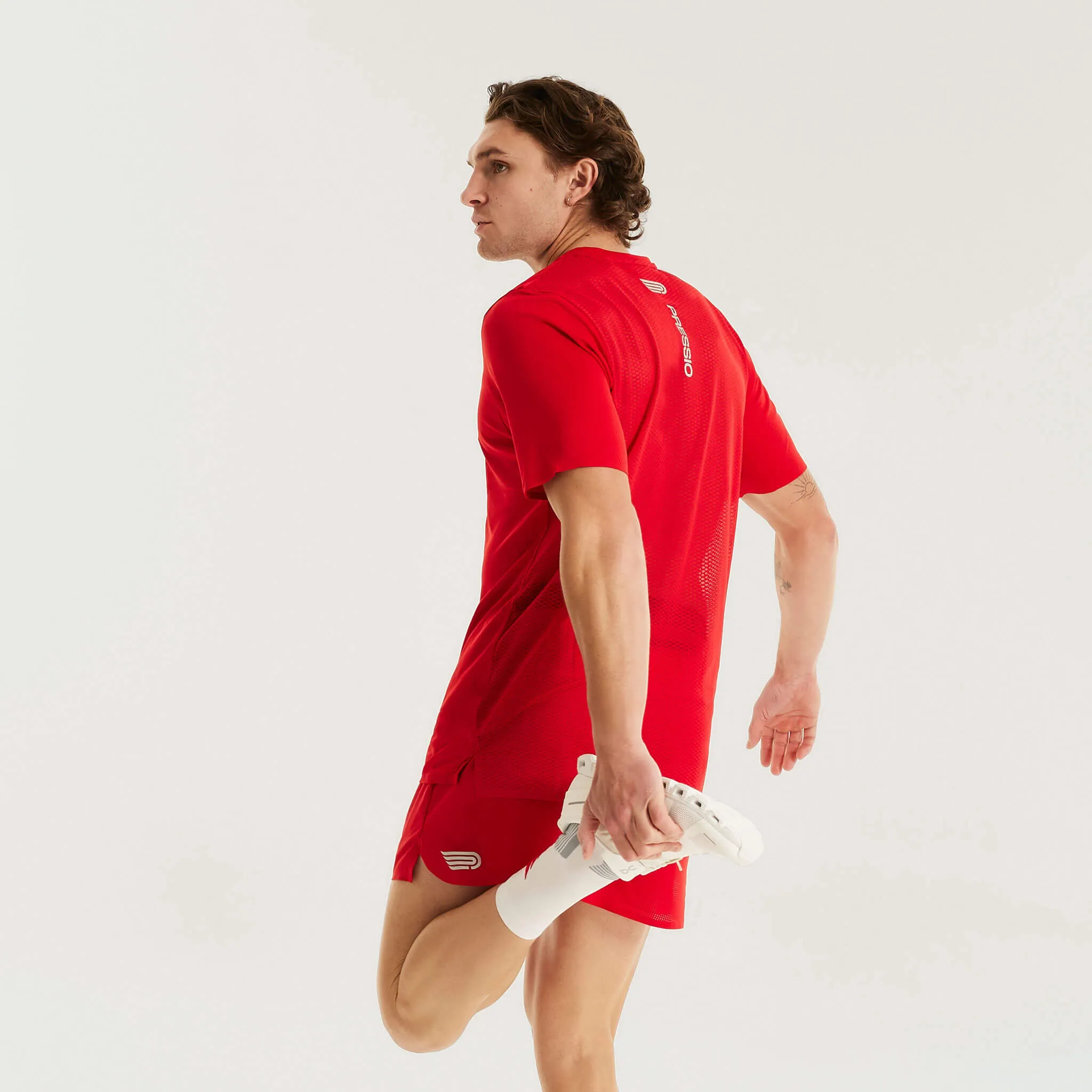 Pressio | Men's Elite S/S Top - Flame Red