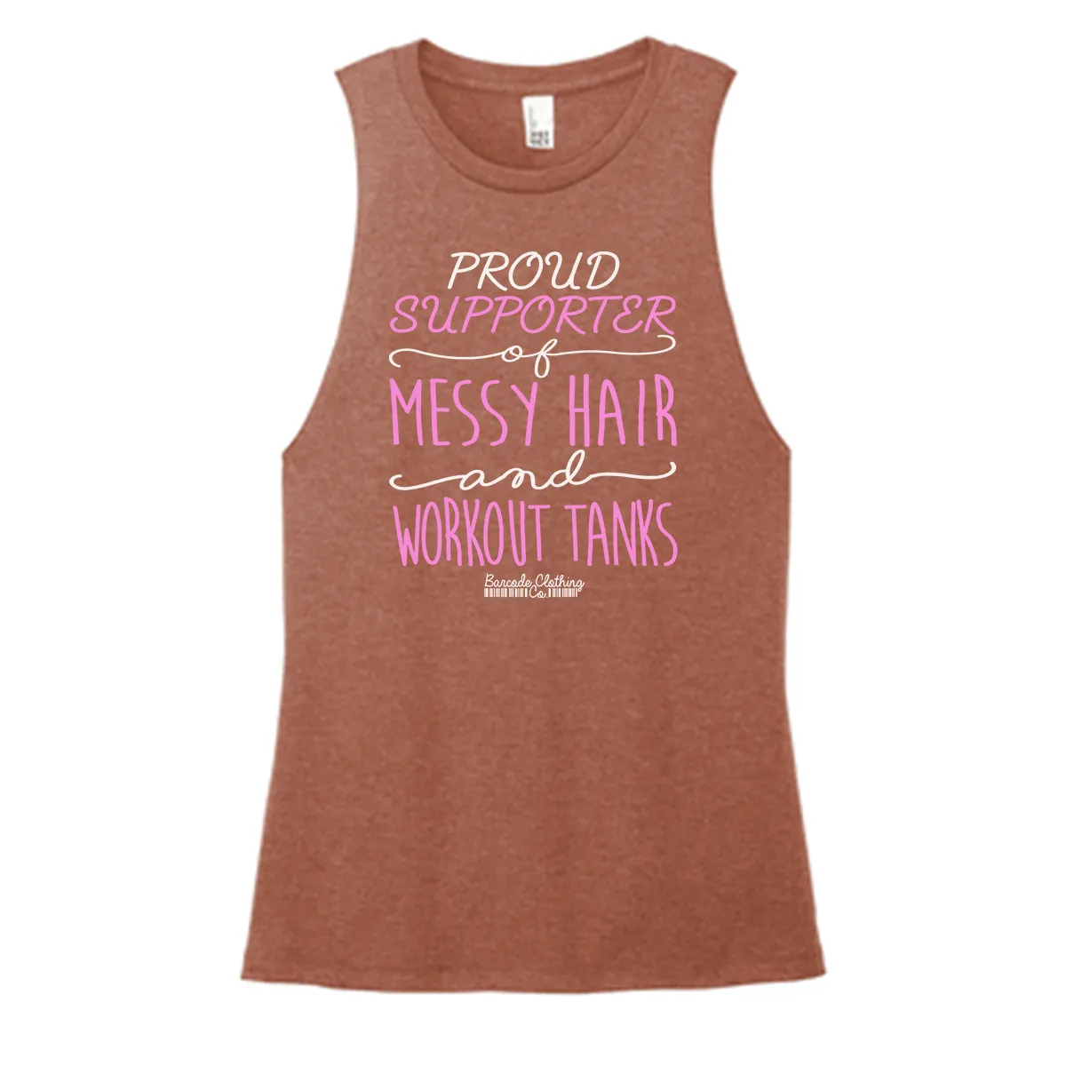 Proud Supporter Workout Tanks Color Muscle Tank