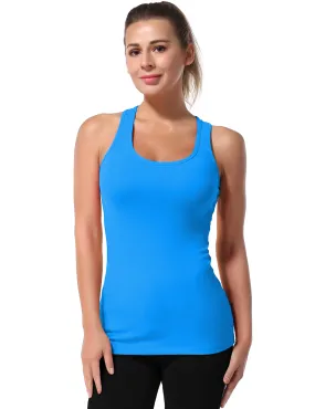 Racerback Athletic Tank Tops deepskyblue_Golf