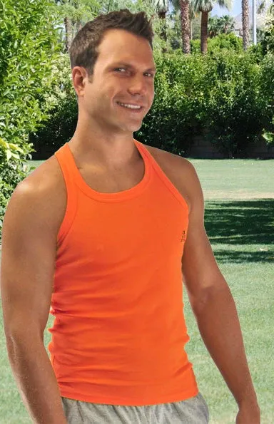 Ribbed Fitted Tank Top - Mens Shirt - BLOWOUT SALE!