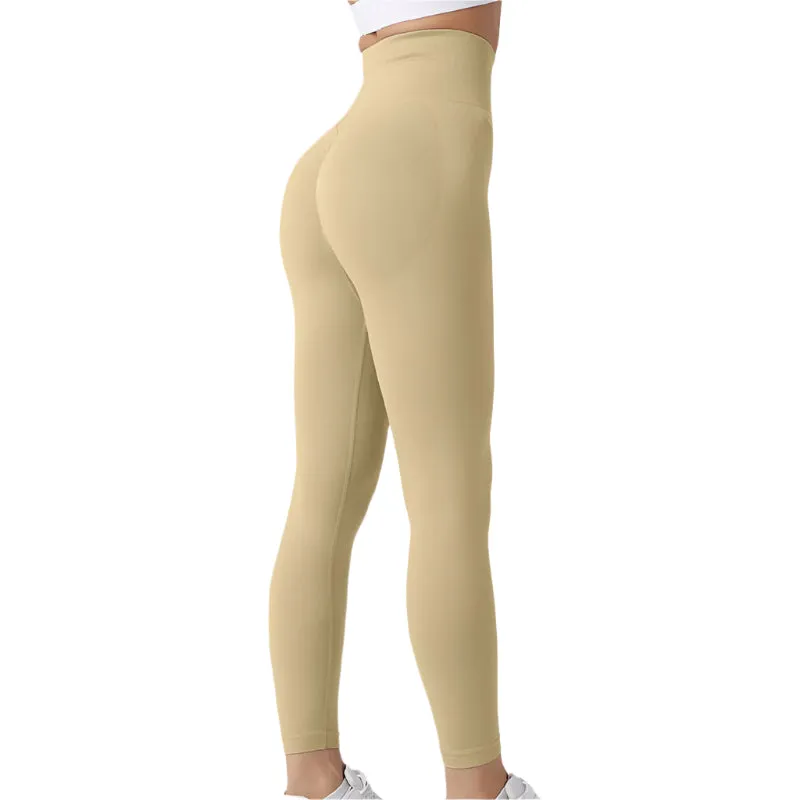 Seamless Leggings Yoga Pants Tummy Control Workout Running Tights For Women