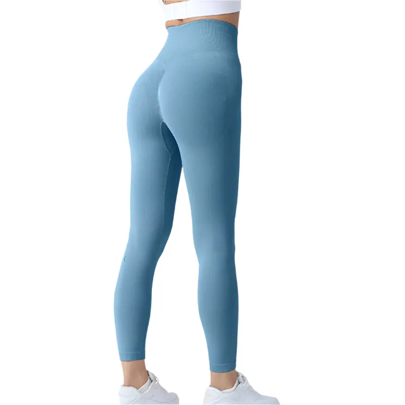 Seamless Leggings Yoga Pants Tummy Control Workout Running Tights For Women