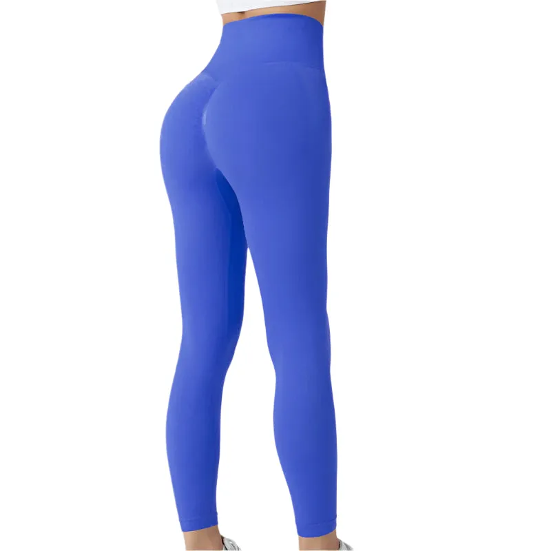 Seamless Leggings Yoga Pants Tummy Control Workout Running Tights For Women