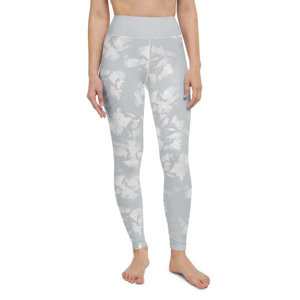 Silver Encounter Women's High-Waisted Yoga Pants